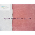 Polyester Suede With Sponge Bonded Fabric for cushion